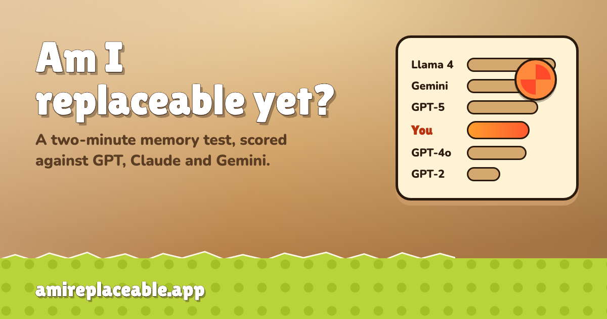 amireplaceable.app image